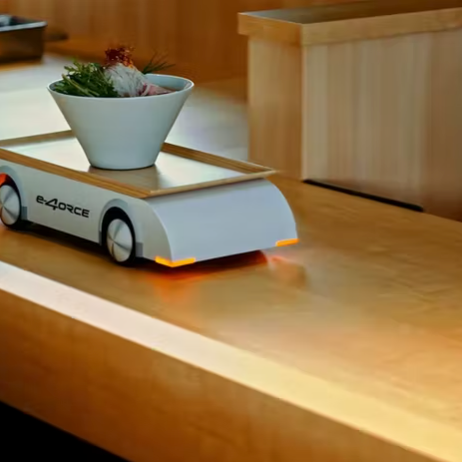 Ramen Delivery Robot Is a Study in Kinematics