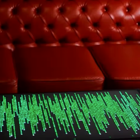 Dashing Axe's "Matrix Table" Packs 7,000 LEDs in a Laser-Cut Housing for a Mesmerizing Light Show