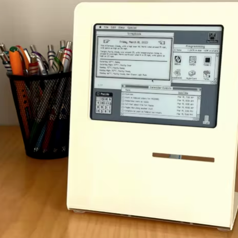 SystemSix Puts a Classic Mac Desktop on Your Actual Desk, Displays Weather, Calendar, and More