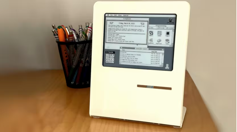 SystemSix Puts a Classic Mac Desktop on Your Actual Desk, Displays Weather, Calendar, and More