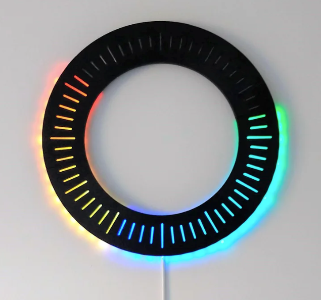 O-Clock - the side-lit analogue clock