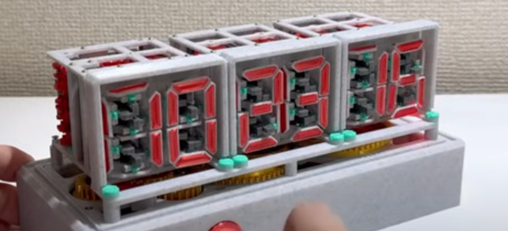 Building a Mechanical Seven-Segment Display Clock with Arduino — PMD Way