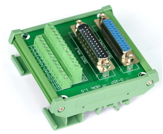 DB25 Male and Female Breakout DIN Mount from PMD Way with free delivery