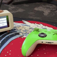 Serpentime, a hybrid between a digital clock and a retro Snake game console