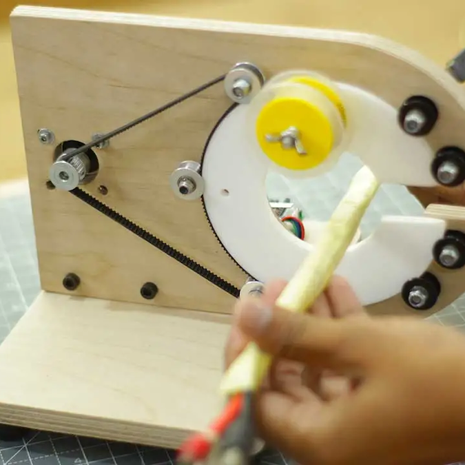 This wrapping machine makes wire harness creation a breeze