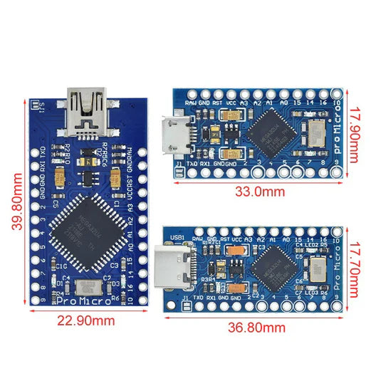 New Product - Arduino Pro Micro Compatible Board - Various Options - 10 Pack from PMD way with free delivery