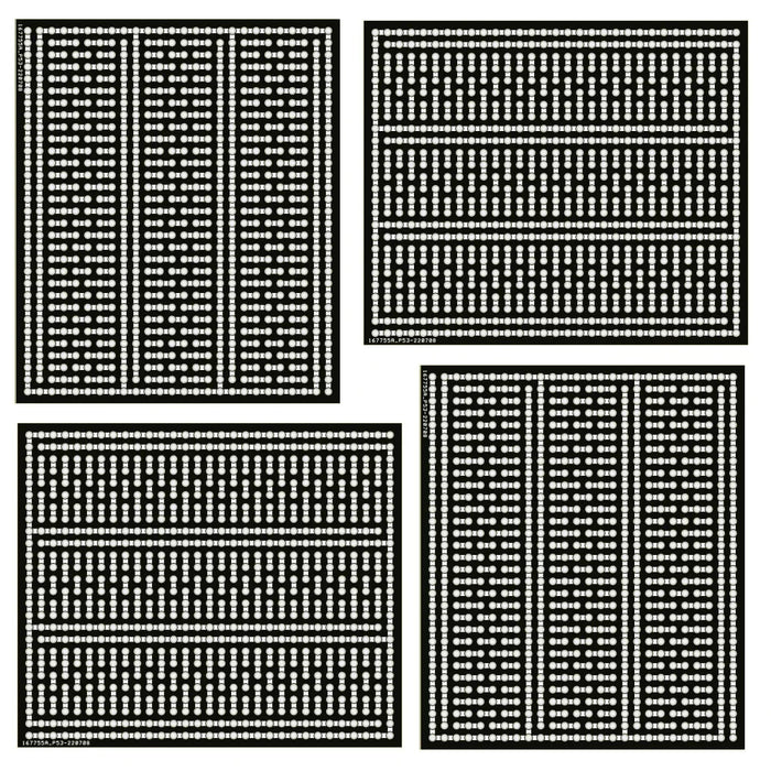 Double-sided Breadboard-style Prototyping PCBs - Four Pack from PMD Way with free delivery