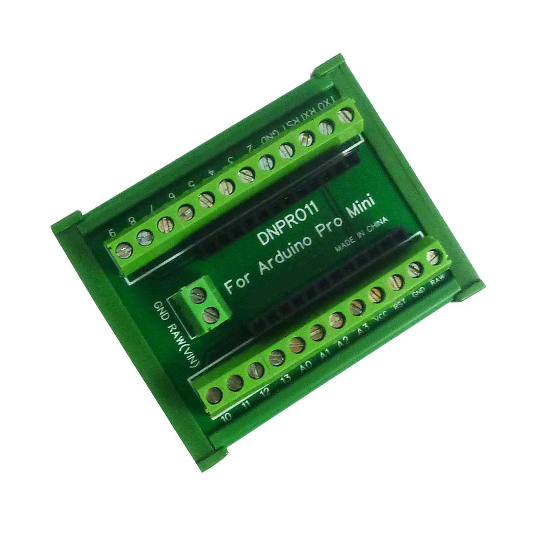 New Product - DIN Rail Screw Terminal Block for Arduino Pro Mini — PMD Way