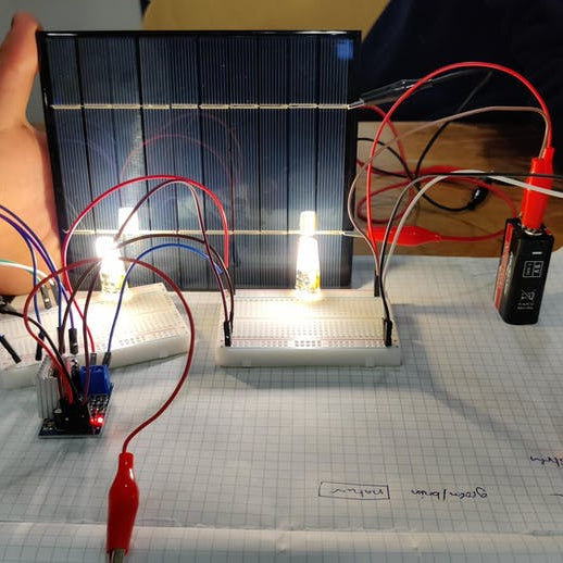 Hear Light Using a Solar Panel