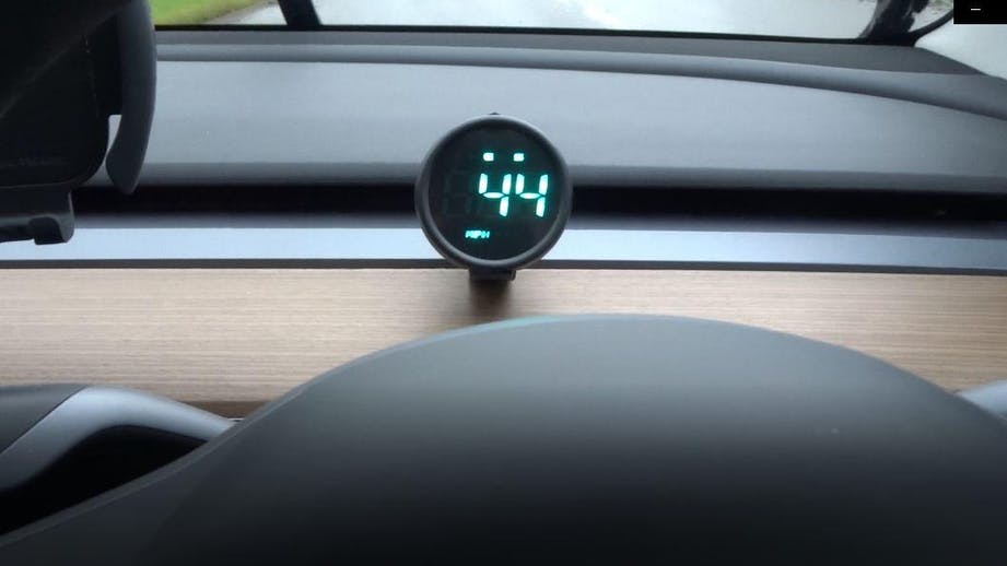 Tesla Speedometer Design Tesla Model 3 Center-Steering Wheel Speedometer — PMD Way