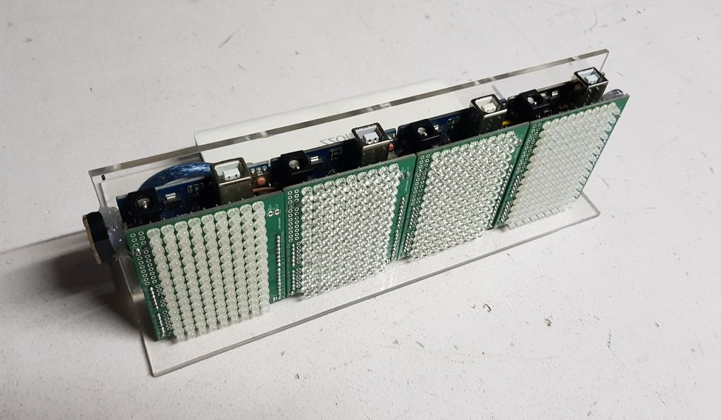 Use LED LoL shields with Arduino to make a FFT spectrum analyzer