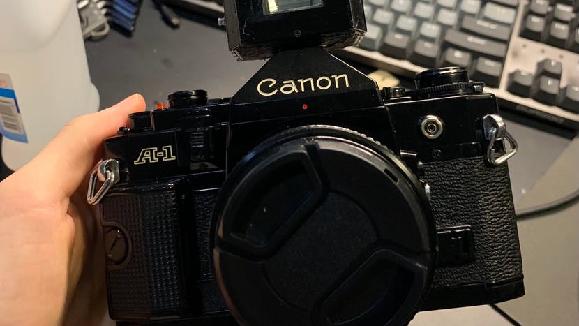 A Compact Flash for Canon A-1 Film Camera