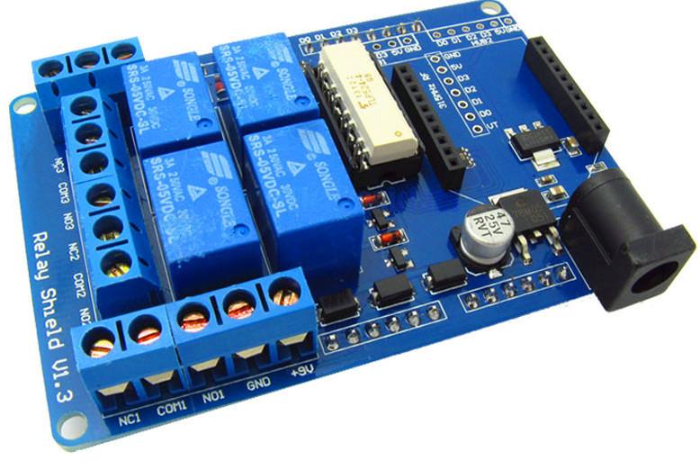 Relay shields for Arduino from PMD Way
