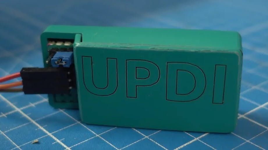 Loading Firmware Onto an ATtiny with a Homemade UPDI Programmer