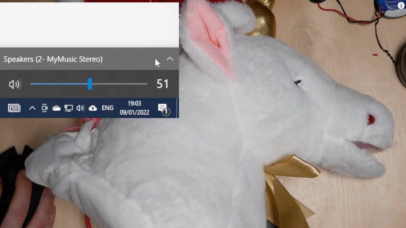 Bluetooth Talking Unicorn Head