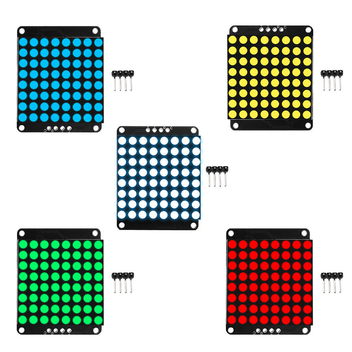 HT16K33 8x8 LED Matrix Modules from PMD Way with free delivery