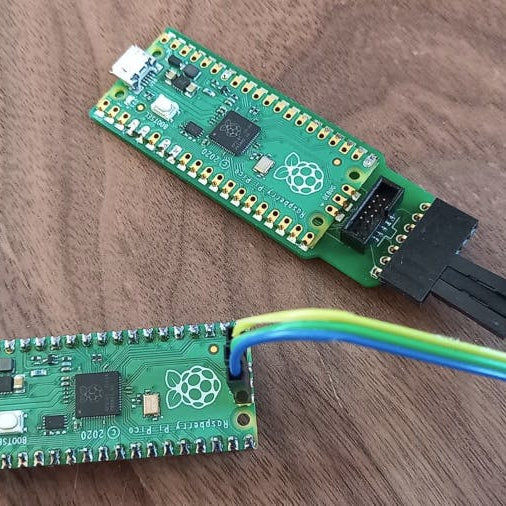 Fabien Chouteau's PicoProbe PCB Turns a Raspberry Pi Pico Into an Easy-to-Use SWD Debugger
