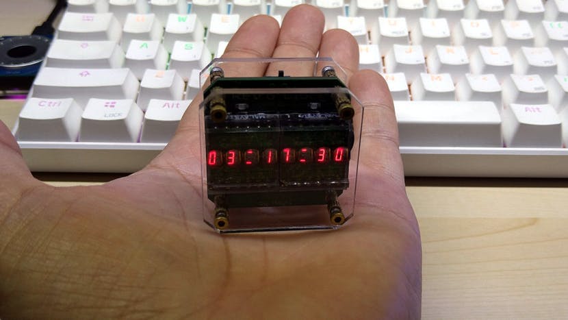 Hayri Uygur's Retro Clock Swaps His "Obsession" with OLEDs for a Vintage Bubble LED Display