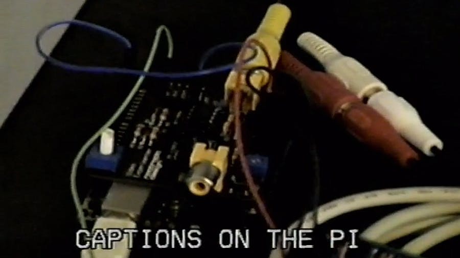 An Arduino and Raspberry Pi "Rube Goldberg" Machine Brings Back Classic Analog Closed Captioning