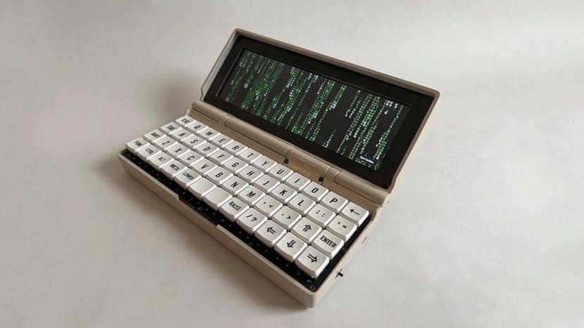 Penk Chen's Penkesu Is a Widescreen, Retro-Style Ortholinear Pocket PC Powered by a Raspberry Pi