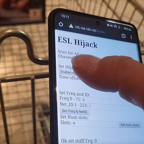 Aaron Christophel's ESP32 Tool Can Take Over, Wipe Common ePaper Electronic Shelf Labels
