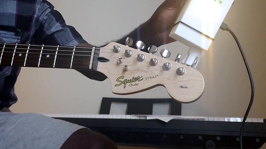 Guyrandy Jean-Gilles' Raspberry Pi Pico-Powered Automated Guitar Tuner Gets You Pitch-Perfect Fast