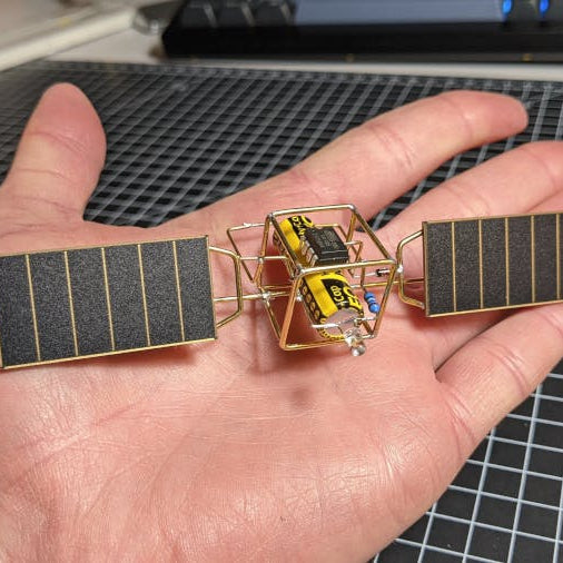 Peter Müller's "SMOLSAT 1" Is a Tiny Communications Satellite Sculpture, Inspired by Mohit Bhoite