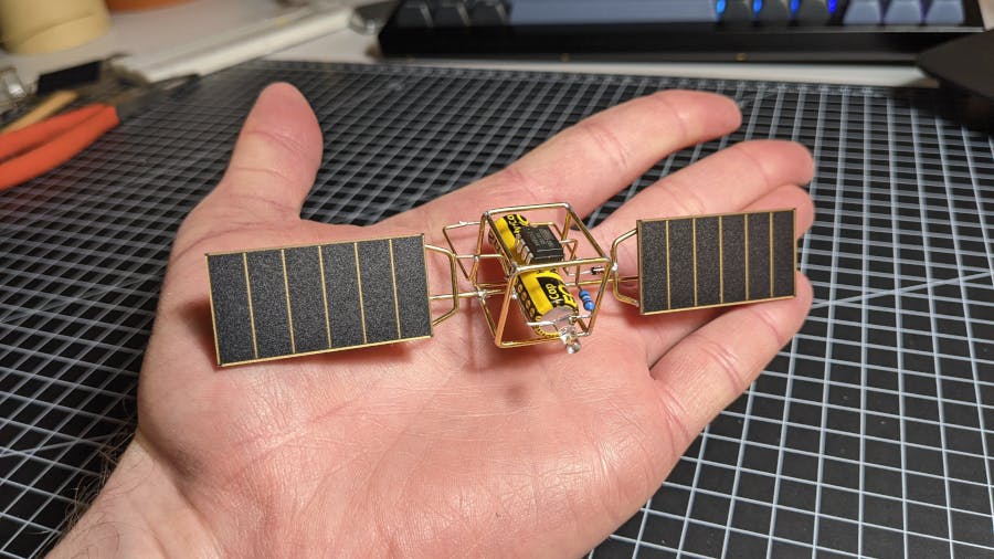 Peter Müller's "SMOLSAT 1" Is a Tiny Communications Satellite Sculpture, Inspired by Mohit Bhoite