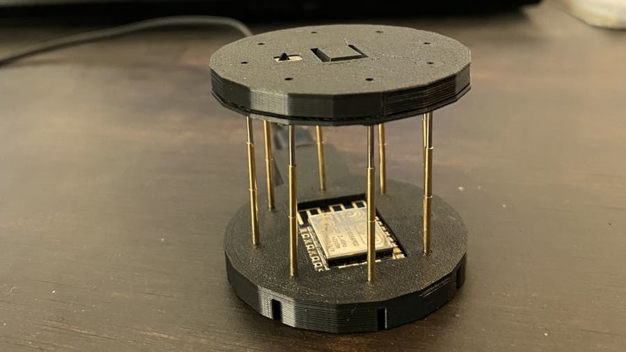 This Dual-Microcontroller 3D-Printed Lock and Key Triggers MQTT Messages to Log You In