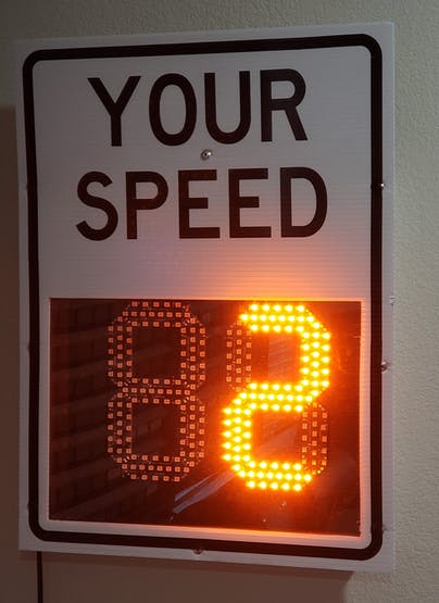 Recreating a Roadside Speed Sign Using an Arduino Nano and Doppler Radar