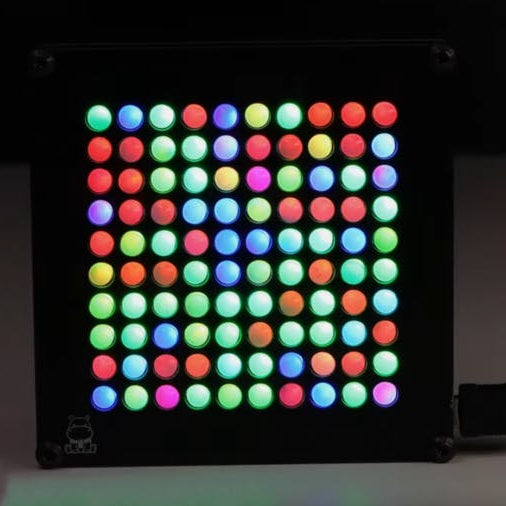 The AutumnHippo colourBoard Is a Simple, Autonomous, Color-Shifting LED Matrix for Your Desk