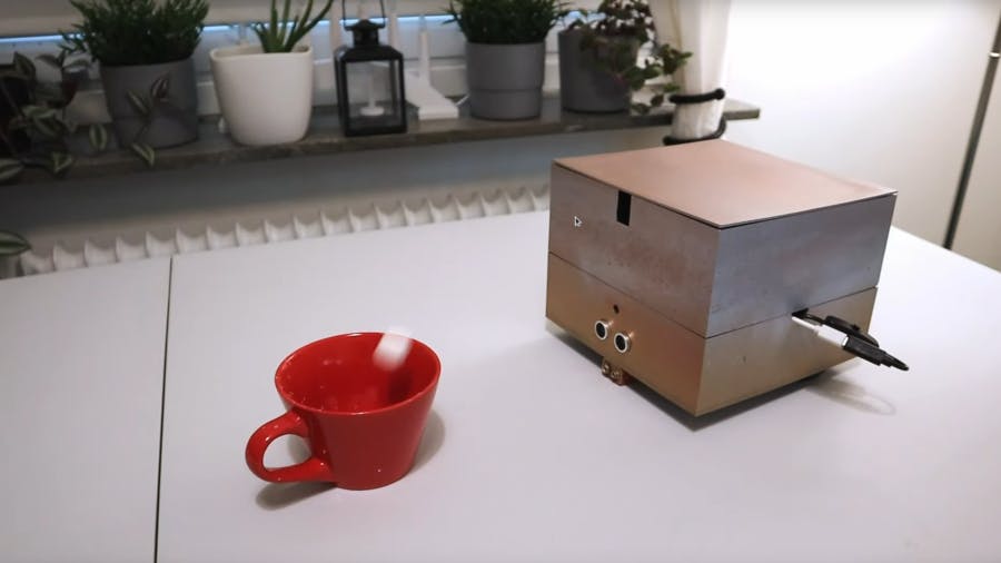 Raspberry Pi-Powered Sugar Launcher Uses OpenCV to Find Your Cup — and Bombard It with Sugar Cubes