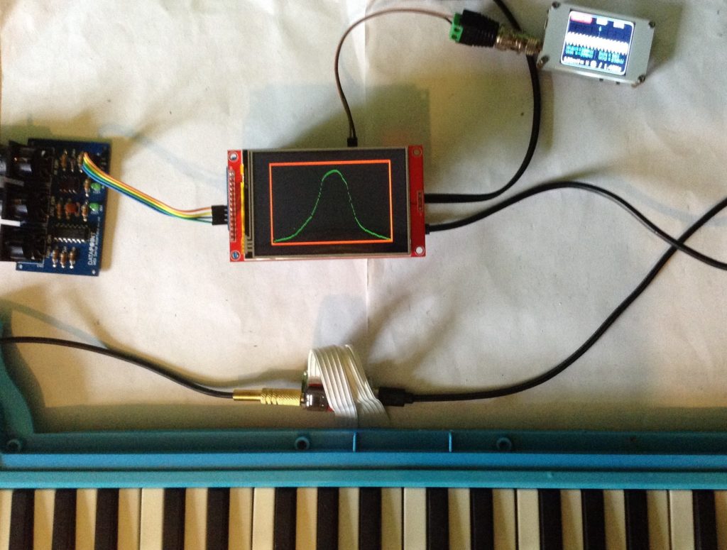 Use an Arduino touchscreen to draw the waveforms that you’d like your synth to produce