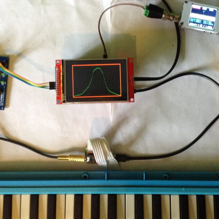 Use an Arduino touchscreen to draw the waveforms that you’d like your synth to produce