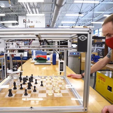 This Autonomous Chess Robot Will Almost Always Win Against Its Opponent