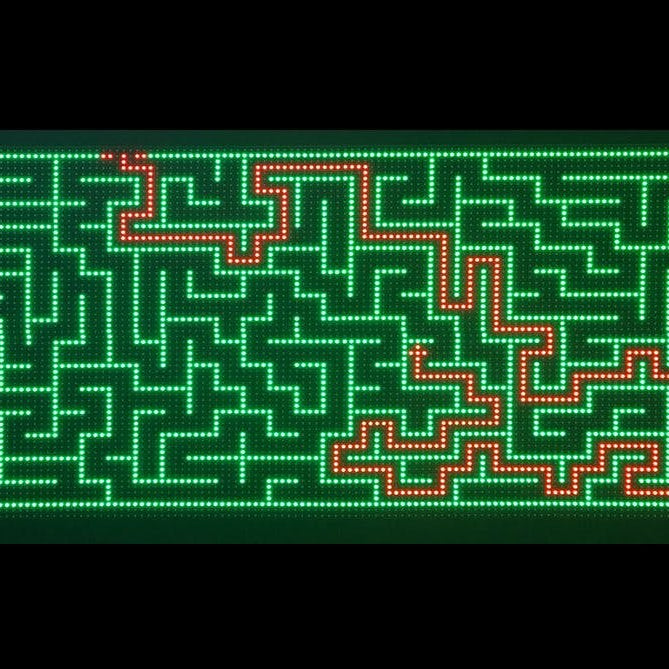 Experimenting with large LED matrix displays and Arduino
