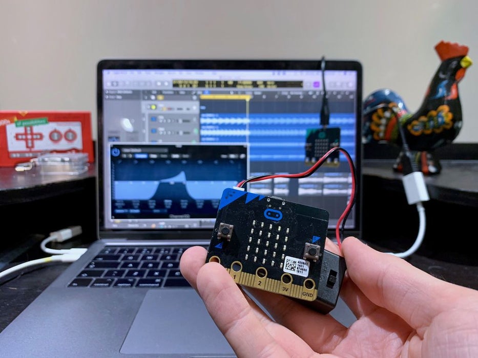 Make a wireless MIDI CC controller with BBC micro:bit