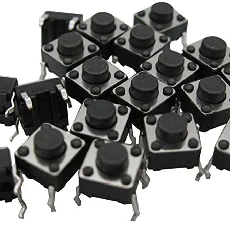 Normally Closed 6 x 6 x 4.3 Tactile Buttons