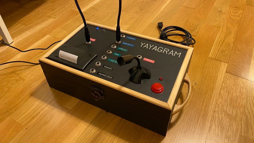 Manuel Lucio Dallo's Raspberry Pi-Powered Yayagram Turns Telegram Into a Physical Switchboard