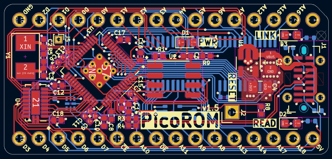 Build an 8-bit ROM emulator in a DIP-32 compatible form factor