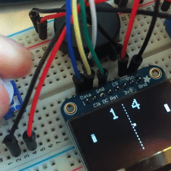 Build a miniature Pong game with Arduino