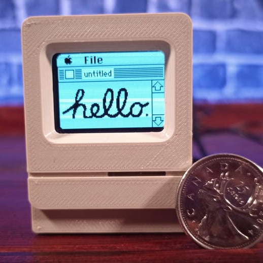 Mini Macintosh Classic Keeps Track of YouTube Subscribers