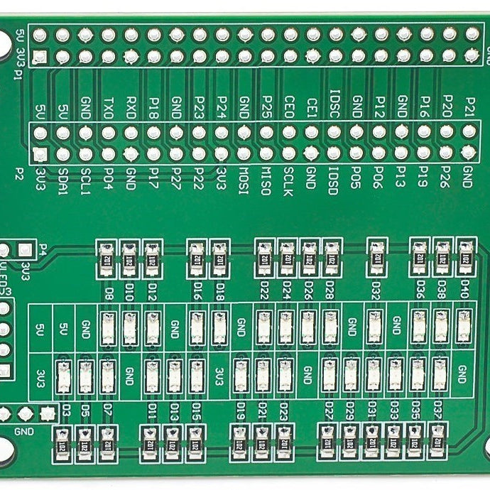 Raspberry Pi LED GPIO Test Board from PMD Way with free delivery