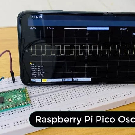 Raspberry Pi Pico Powers Oscilloscope with Smartphone Interface