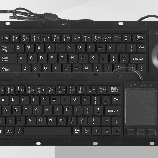 Rugged Industrial Keyboard with Trackball or Trackpad from PMD Way with free delivery
