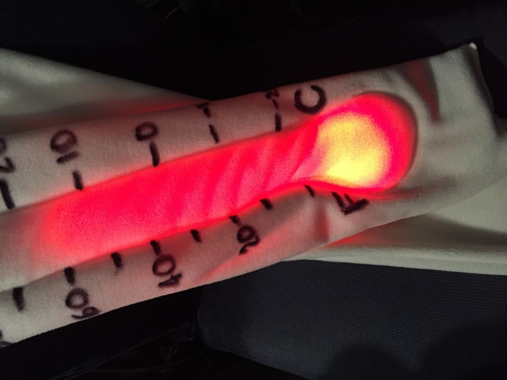 Build a wearable Thermometer Scarf with Arduino