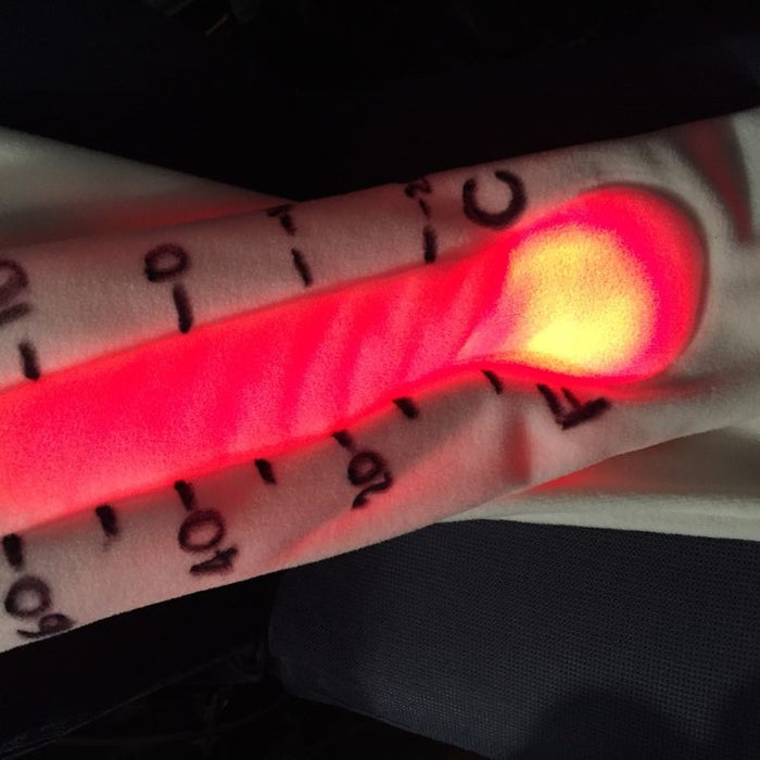 Build a wearable Thermometer Scarf with Arduino