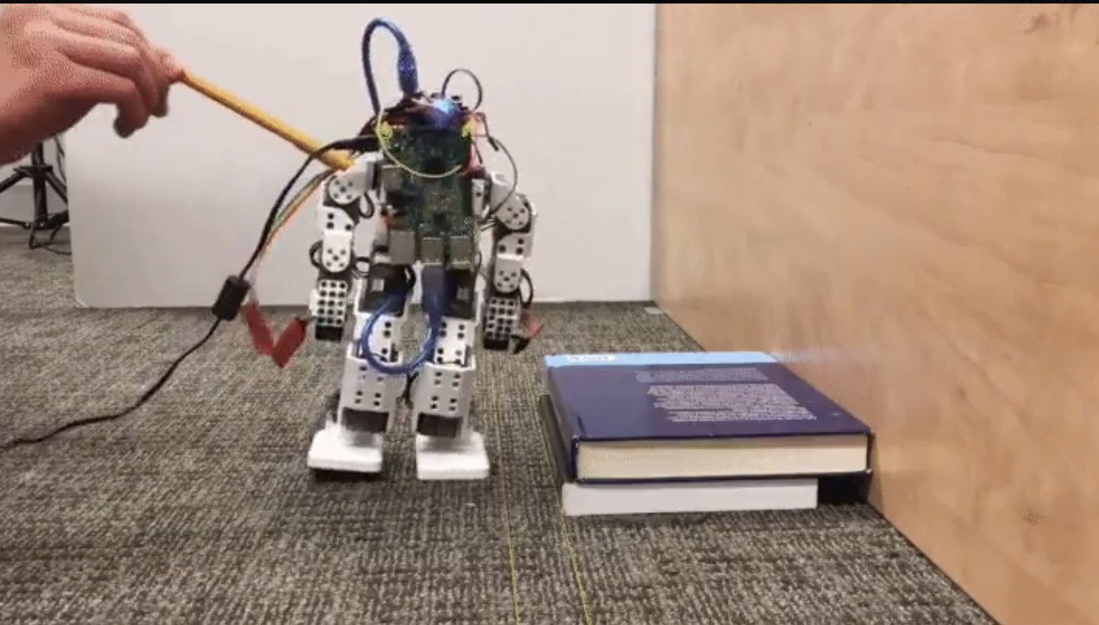 A Raspberry Pi Helps This Bipedal Robot Catch Itself When It Falls