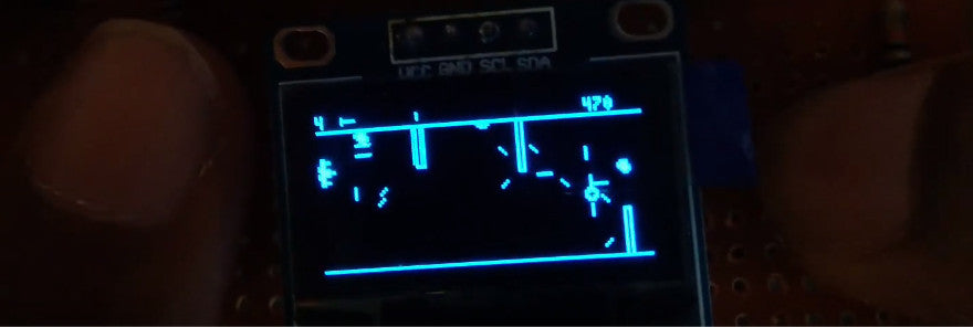 Play the "Space Trash" video game with Arduino