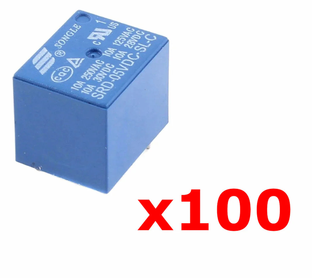 SPDT Relays - Bulk packs of 100 - Various Voltages from PMD Way with free delivery